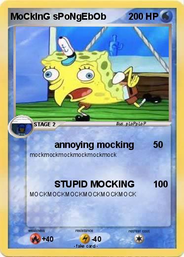Pokemon MoCkInG sPoNgEbOb