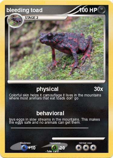 Pokemon bleeding toad