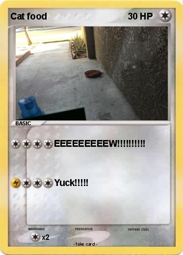 Pokemon Cat food