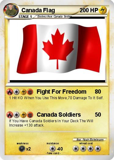 Pokemon Canada Flag