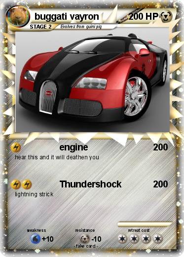 Pokemon buggati vayron