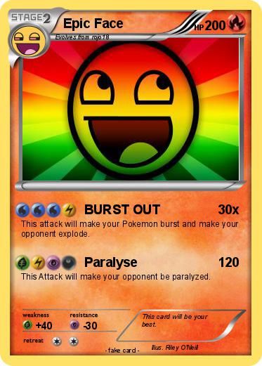 Pokemon Epic Face