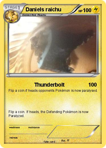 Pokemon Daniels raichu