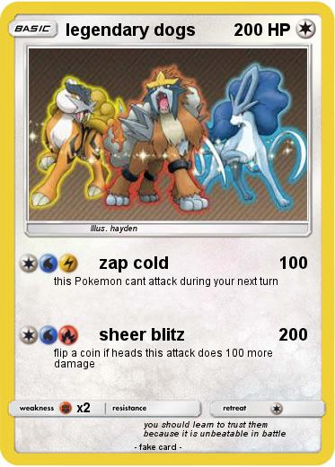 Pokemon legendary dogs
