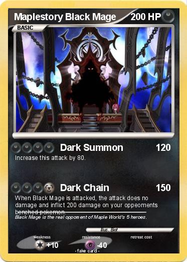 Pokemon Maplestory Black Mage