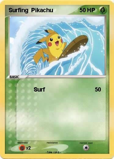 Pokemon Surfing  Pikachu