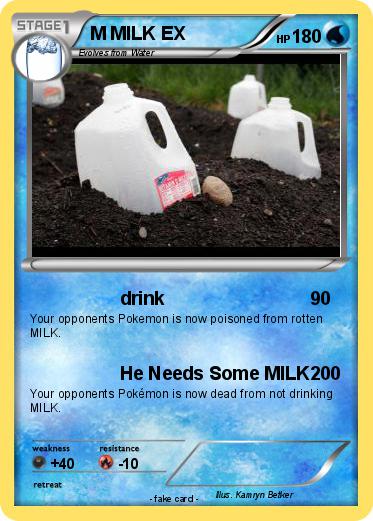 Pokemon M MILK EX