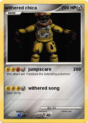 Pokemon withered chica