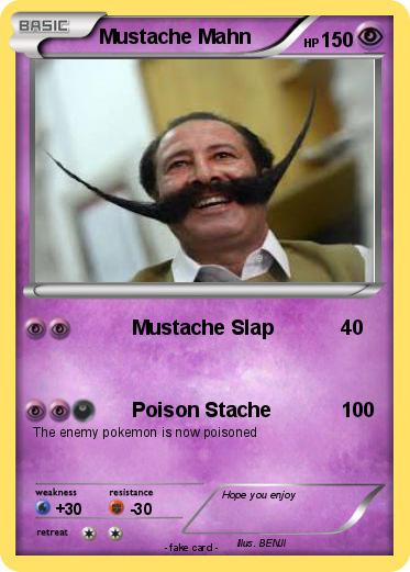Pokemon Mustache Mahn