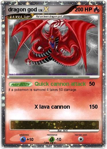 Pokemon dragon god