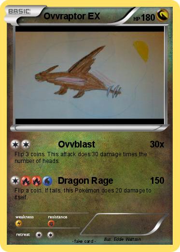 Pokemon Ovvraptor EX