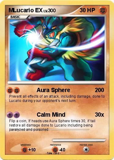 Pokemon MLucario EX