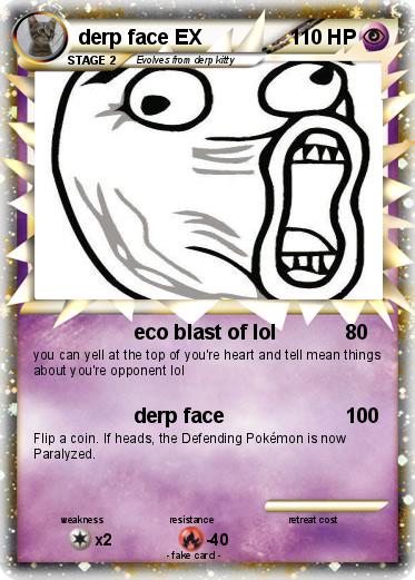 Pokemon derp face EX