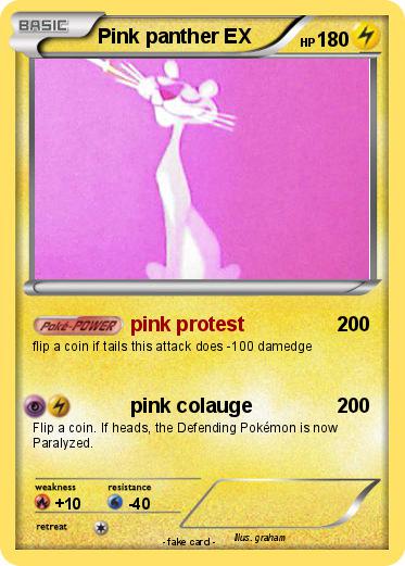 Pokemon Pink panther EX