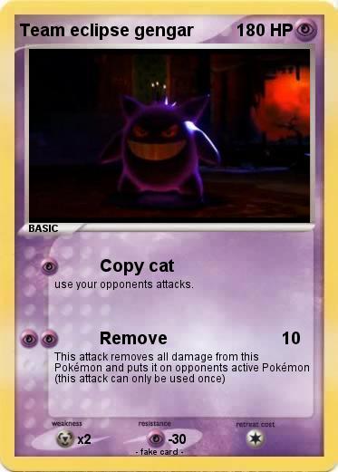 Pokemon Team eclipse gengar