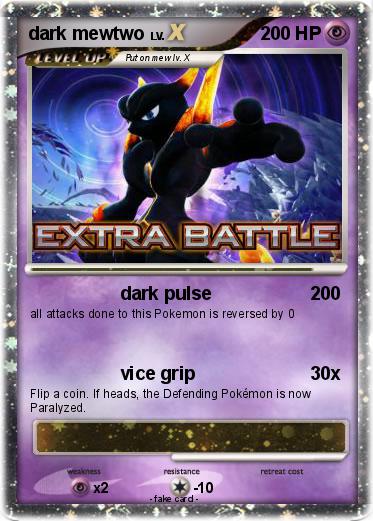 Pokemon dark mewtwo