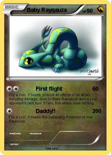 Pokemon Baby Rayqauza