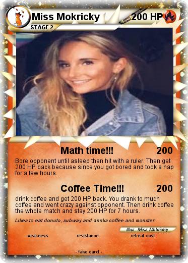 Pokemon Miss Mokricky