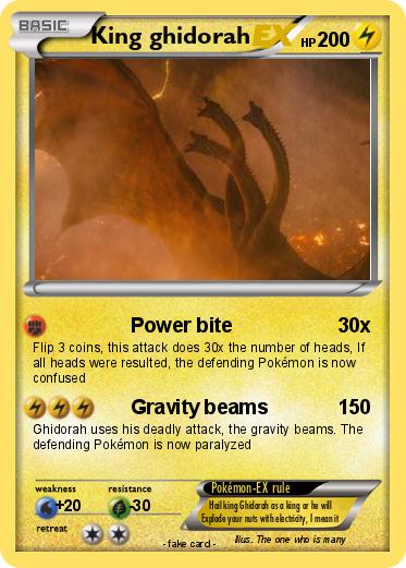 Pokemon King ghidorah