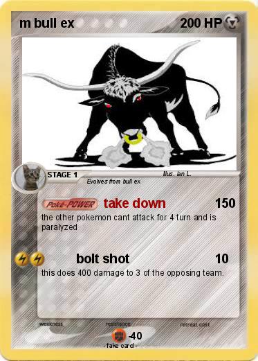 Pokemon m bull ex