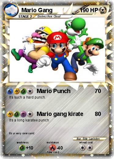 Pokemon Mario Gang