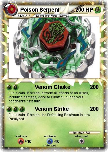Pokemon Poison Serpent