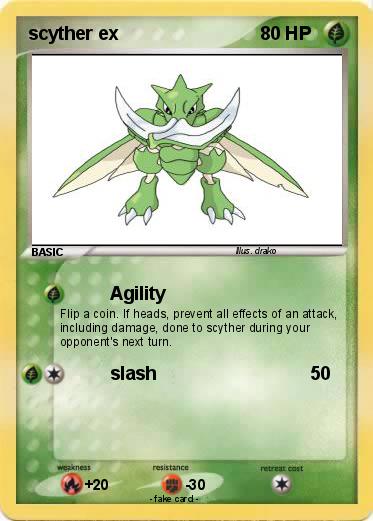Pokemon scyther ex