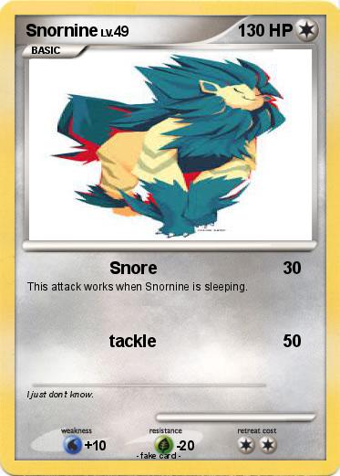 Pokemon Snornine