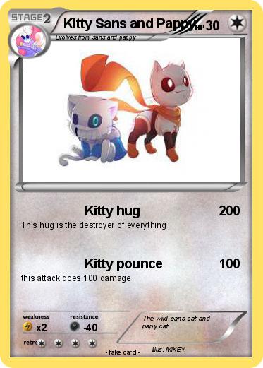 Pokemon Kitty Sans and Pappy