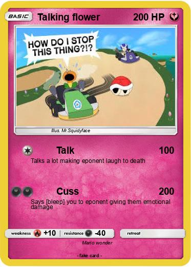 Pokemon Talking flower