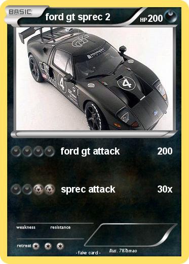 Pokemon ford gt sprec 2