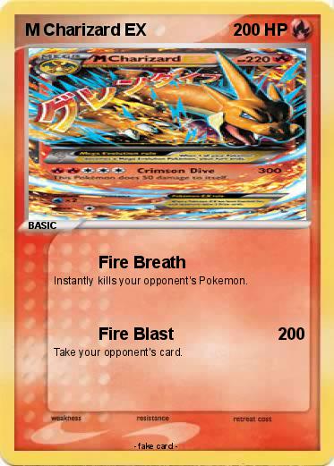 Pokemon M Charizard EX