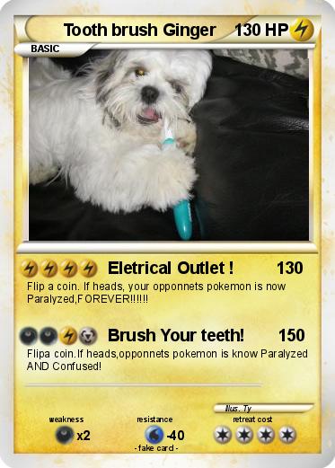 Pokemon Tooth brush Ginger