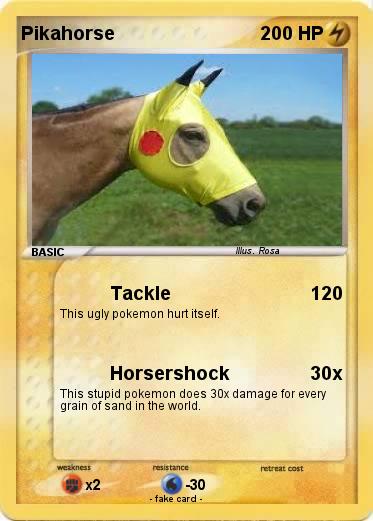 Pokemon Pikahorse
