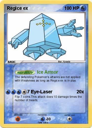 Pokemon Regice ex