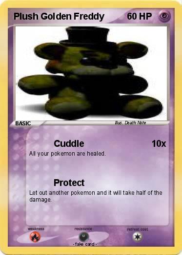 Pokemon Plush Golden Freddy