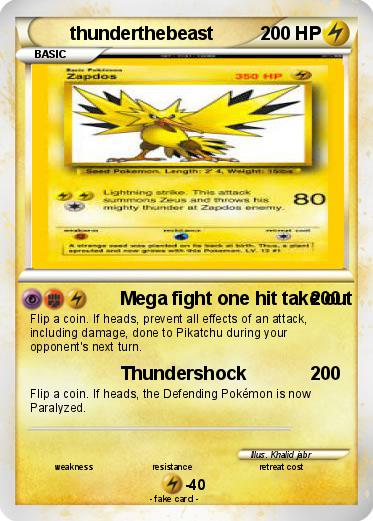 Pokemon thunderthebeast