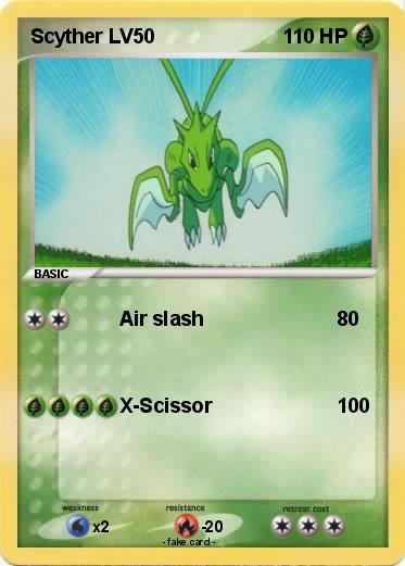 Pokemon Scyther LV50