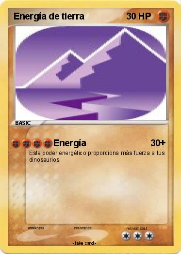 Pokemon Energía de tierra