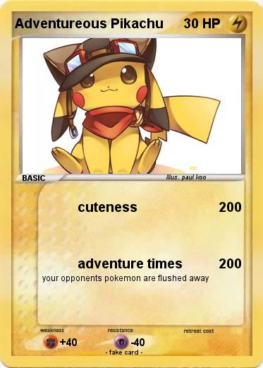 Pokemon Adventureous Pikachu