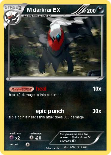 Pokemon M darkrai EX