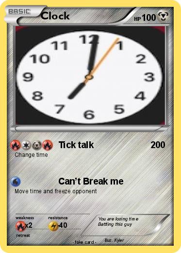 Pokemon Clock