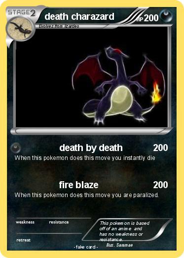 Pokemon death charazard