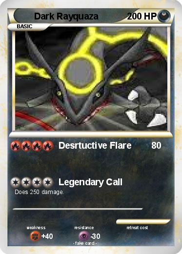 Pokemon Dark Rayquaza