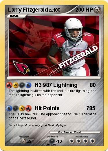 Pokemon Larry Fitzgerald