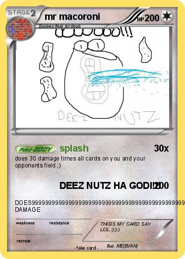 Pokemon mr macoroni