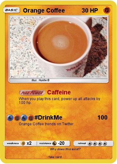 Pokemon Orange Coffee