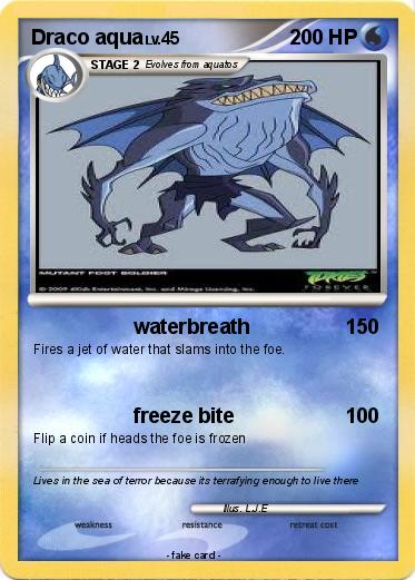 Pokemon Draco aqua