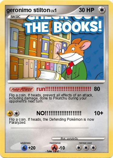 Pokemon geronimo stilton
