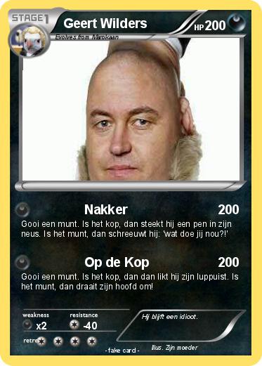 Pokemon Geert Wilders